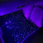 2025 latest illuminated car floor MATS, General Starry Sky car floor MATS, Fiber Starlight car carpet 4-piece set interior modif