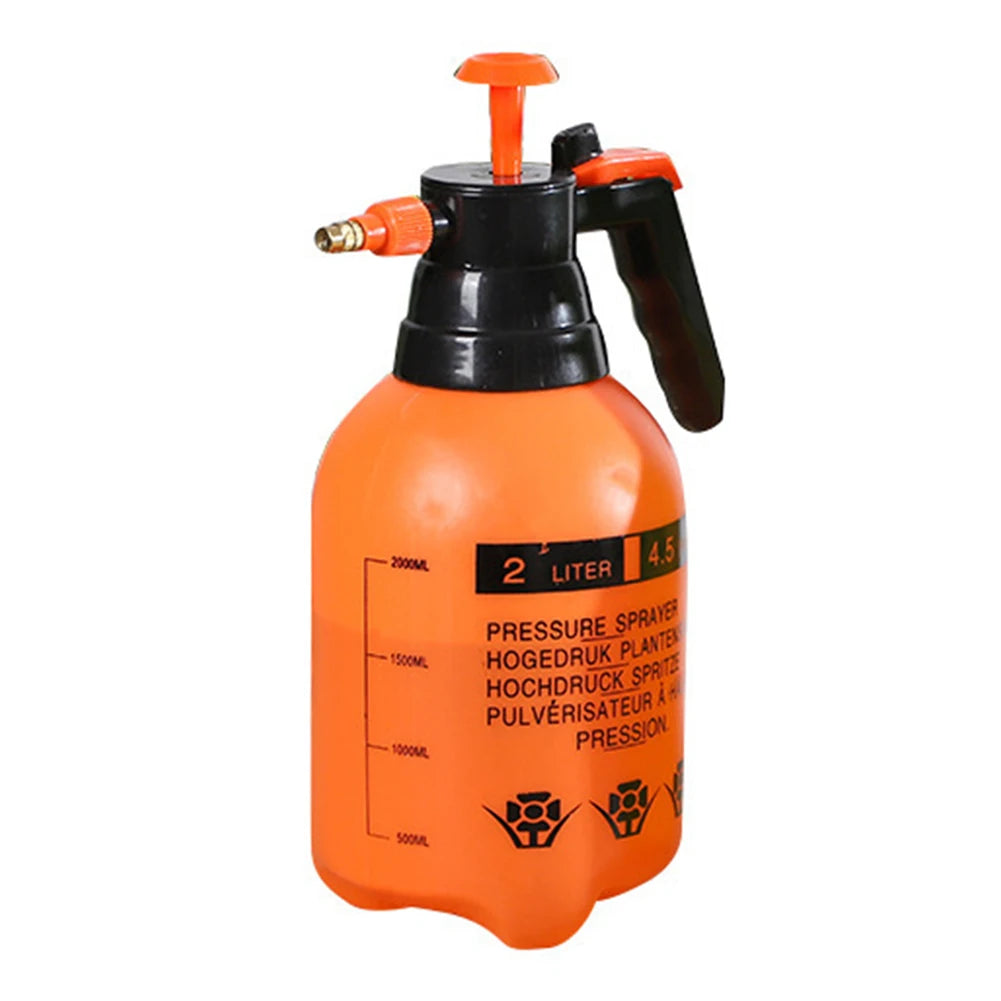 High Pressure Garden Watering Can 2/5L Watering Spray Disinfection Pneumatic Air Pressure Sprayer Adjustable Strap for Lawn Car