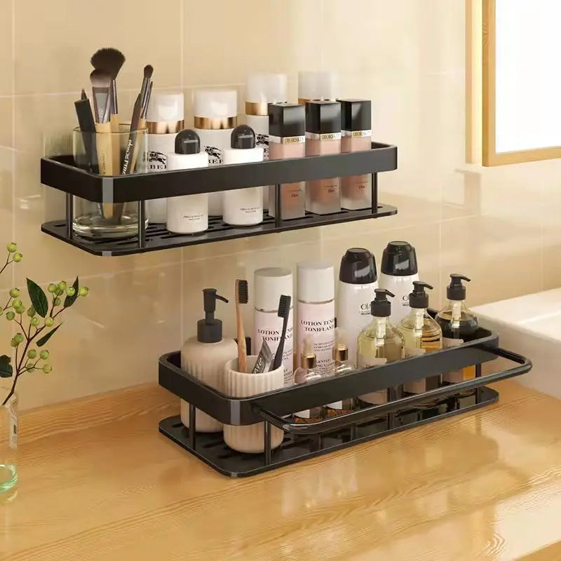 Non Perforated Kitchen Storage Rack Cloth Drain Rack, Sink Dishwashing Cloth Sponge Storage Basket Bathroom Storage Rack