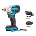 European standard Cordless electric impact wrench Electric tool brushless electric wrench hand drill 21V battery