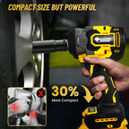 800N·M Cordless Torque Wrench 1800w Household Impact Wrench Electric Screwdriver Ring Led Light For Dewalt 20V Battery
