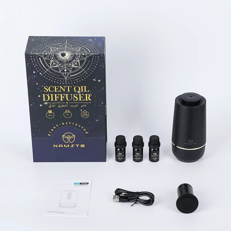 NAMSTE Smart Car Air Freshener USB Charging Home Aromatherapy Diffuser