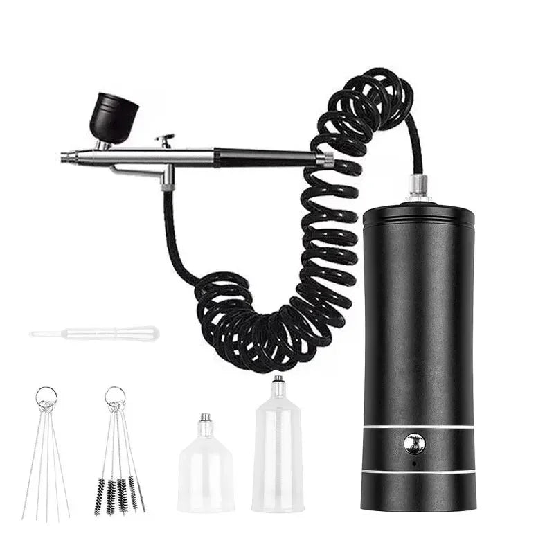 New Airbrush Nail with Compressor Portable Air Brush with Compressor For Nails Art Cake Craft Airbrush Nail Art Compressor