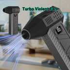 800000RPM Handheld fan Strong Wind 100 Gear Wind speed LED Digital Display Adjustable Turbo Portable Outdoor Handheld Fan