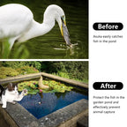 20/40Pcs Pond Protectors Net Plastic Garden Pond Fish Guard Floating Net for Protecting Fish From Predators Herons And Cats
