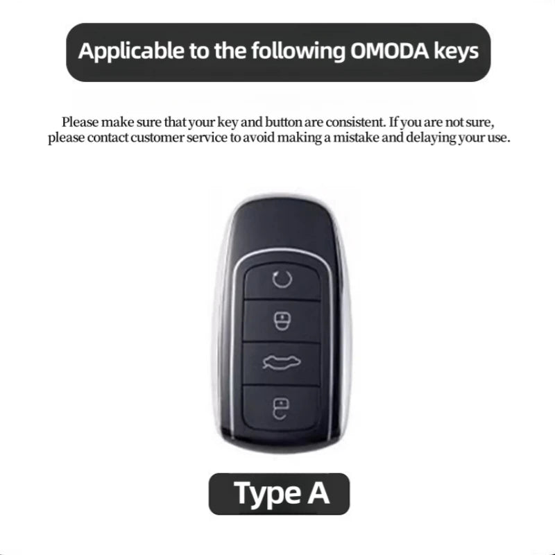 Car Key Case Bag For Chery Omoda 5 C5 Tigo 7 8 Pro Max Tigo 7 8 Plus Keychain Protective Cover Smart Remote Key Protection Shell