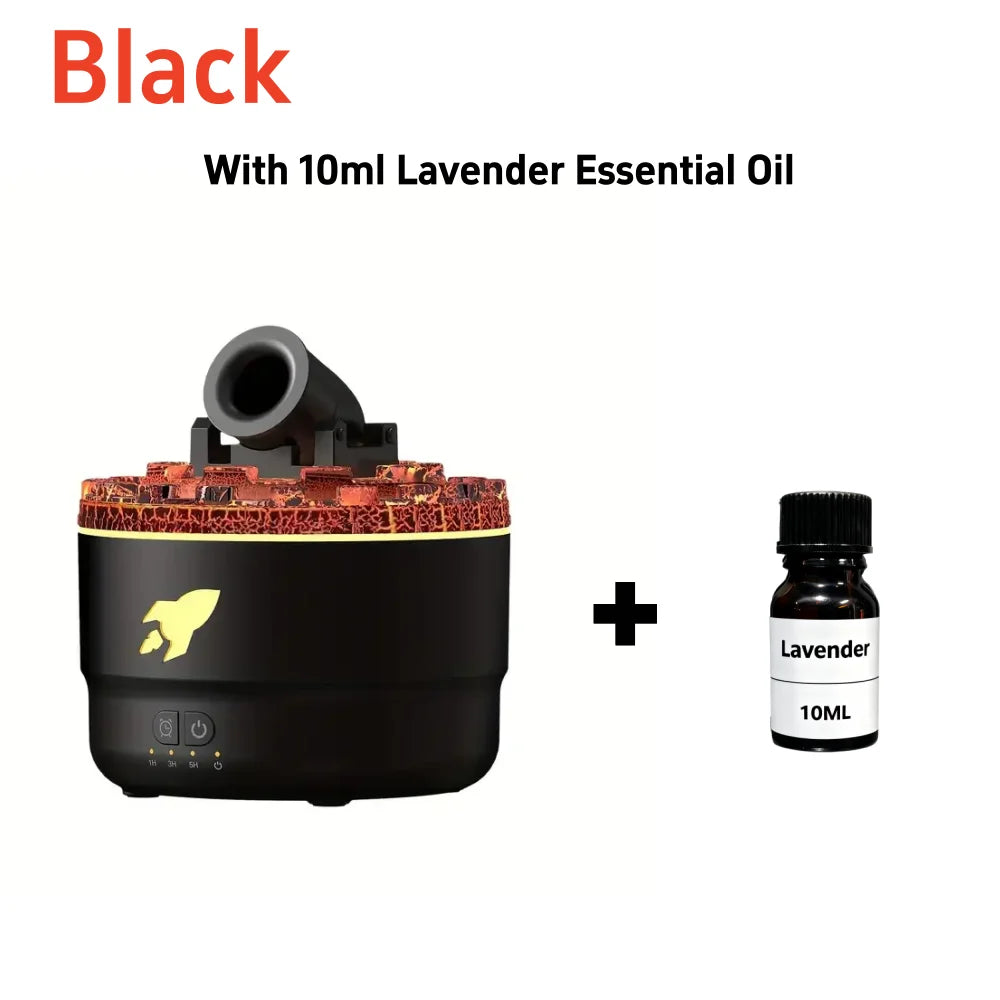 2025 New Creative Fort Aromatherapy Machine Household Lava Crack Humidifier Hotel Essential Oil Diffuser Aromatherapy Machine