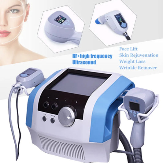New 2025 Monopolar RF Face Skin Rejuvenation Ultra 2 IN 1 360 Body Contouring Cellulite Reduction Tightening Machine