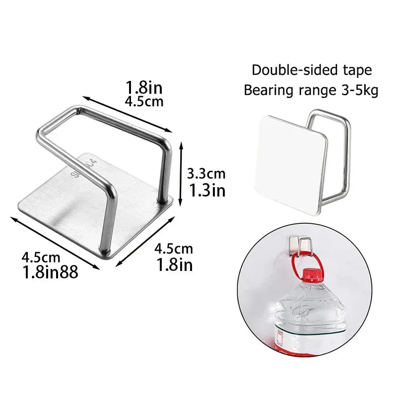 Non-perforated Wall-mounted Kitchen Shelves, Cutting Board Storage Racks, Pot Lid Racks, Hooks, Sink Drain Racks, Kitchen Tools