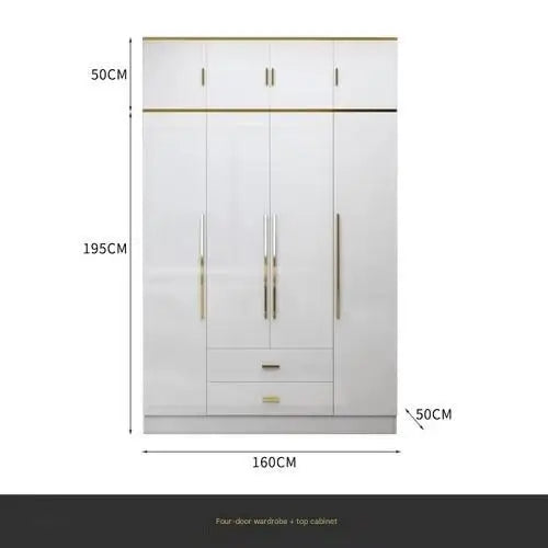 White Gold Wardrobe Designer Clothes Waterproof Children Wardrobe Organizers Nordic Vestidor De Armario Abiertos Hotel Furniture