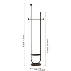Stand Portable Clothes Rack Bedroom Floor Holder Clothes Hanger Hat Rack Home Modern Perchero De Pie Clothing Store Furniture
