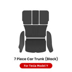 YZ High Quality Leather Trunk Mat For Tesla Model Y  Custom Full Cover Mats Water Proof Protection Car Accessories 2017-2024