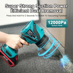 3200W Brushless Electric Turbo Blower Jet Fan 300000RPM Handheld Leaf Blower Dust Blowing for Makita 21V Battery Pin(No Battery)