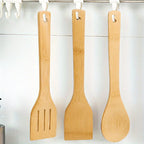 Kitchenware Set Bamboo Spatula Spoon Non-Stick Cooking Spatula Bamboo Spatula Cooking Utensils