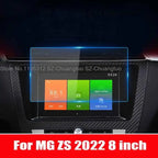 Tempered glass screen protective film For MG ZS 8 inch 2021 2022 Car GPS Navigation Central control  Car interior sticker