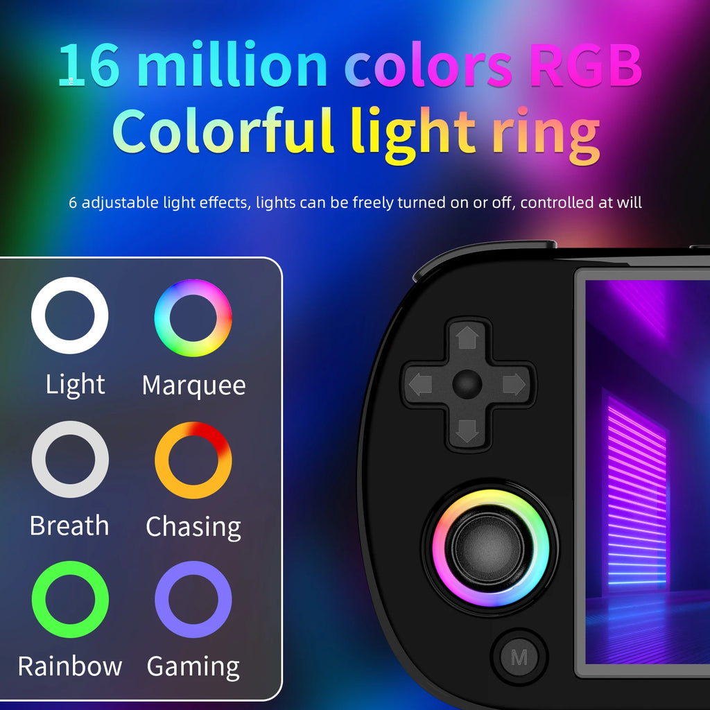 RG40XX H Handheld Game Console - 4.0" IPS Screen, Linux Retro Gaming 5K+ Games, RGB Light | AlluCanFind
