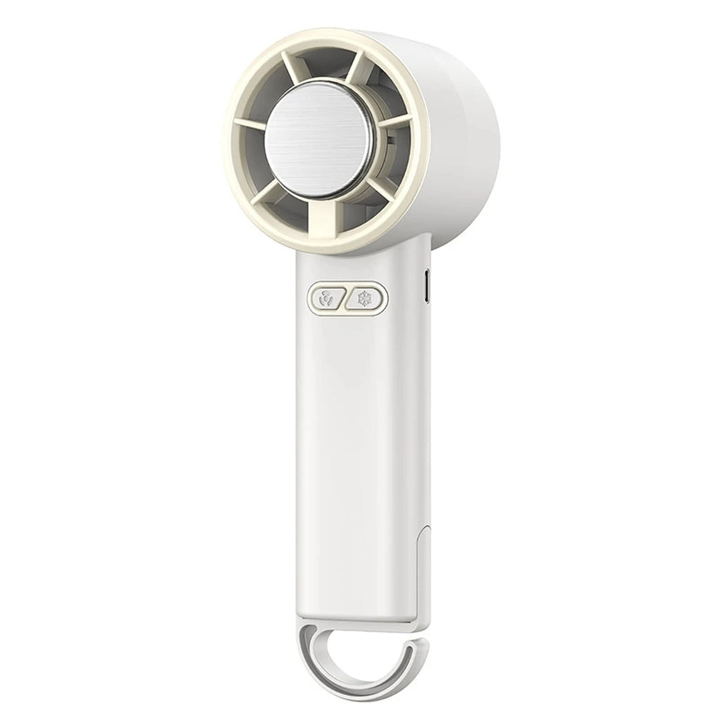 2025 New Handheld Ice Pack Fan USB Rechargeable Semiconductor Refriger