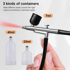 New Airbrush Nail with Compressor Portable Air Brush with Compressor For Nails Art Cake Craft Airbrush Nail Art Compressor