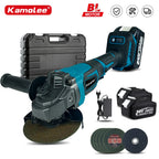 Kamolee M10 100MM 18500RPM Brushless Cordless Angle Grinder 3 Speed Cutting Power Tools Apply to 18V 21V Battery