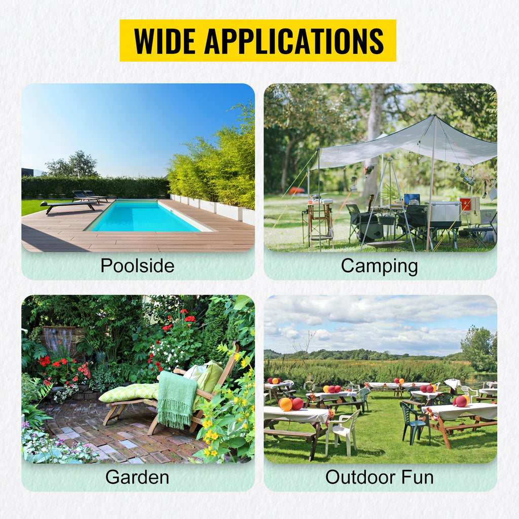 SucceBuy Outdoor Storage Box Patio Deck Box 100 /150 /230 Gallon Waterproof PE Tarpaulin Patio & Garden Furniture Home & Garden
