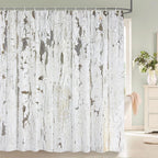 3D Retro Old Wood Pattern Shower Curtains Europe and America Style Printed Bath Curtain Waterproof Bathroom Shower Curtain