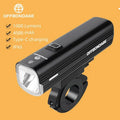 OFFBONDAGE 1000LM Bike Headlight – USB Rechargeable, Power Bank, Waterproof, MTB & Road Handlebar Light