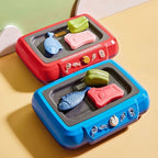 Childrens Pretend Play Kitchen Set with Toys Girls Cooking Set Realistic Kitchenware for Parent-Child Interaction Birthday Gifts