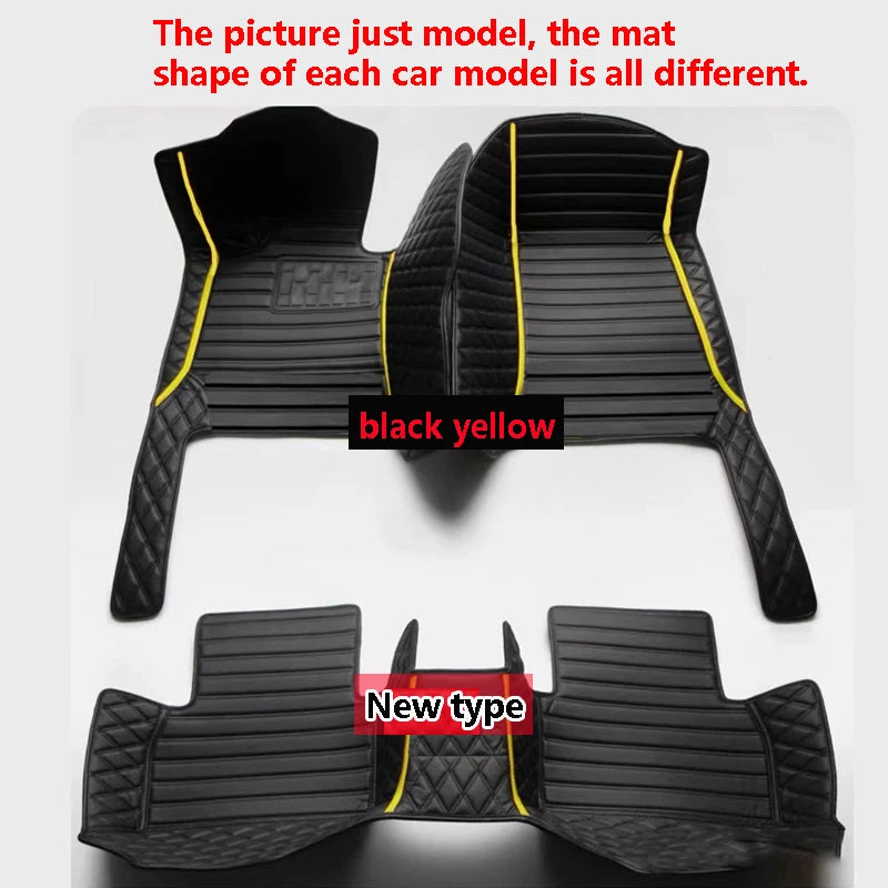 Car Floor Mat For Custom For Haval H6 2023 Automobile Rugs Non-Slip Leather Man Full Set Luxury Woman Foot Pads Auto Accessory