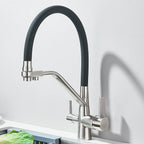 Filtered Kitchen Faucet Purification Water Tap Water Filter Tap For Kitchen Sink 3 in 1 Purifier Vessel Sink Mixer
