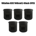 5/10Gallon Felt Plant Grow Bags Nonwoven Fabric Garden Potato Pot Greenhouse Vegetable Growing Bags Moisturizing Vertical Tools