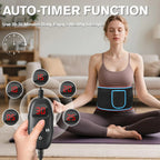 660nm&850nm Red Light Infrared Light Therapy Waist Belt with Controller Body Pain Relief Heated Pad for Muscle Repair Speed Heal