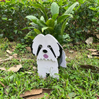 Garden Flower Pot Dog Shape Planter Shiba inu Mastiff Cain Terrier Havanese Vase Pots DIY PVC Garden FlowerPots Home Decor