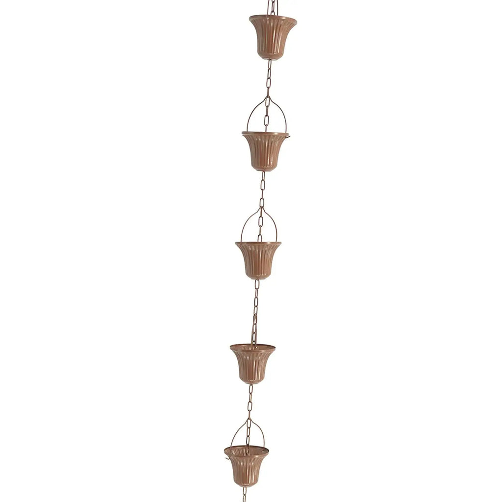 3.3ft Rain Chain Garden Decor Outside Outside Gutter Downspout in Summer Park Embellishment Gutters Downspout Downspout Chain