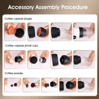 USB Portable Electric Espresso Machine 3-In-1 Capsule Coffee Maker Small Wireless Heating For Home Camping Travel Coffee Machine