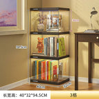 Nordic Living Room Display Cabinet Bookshelf Storage Organizer Modern Design Cabinet With With Lights Home Decor Furniture