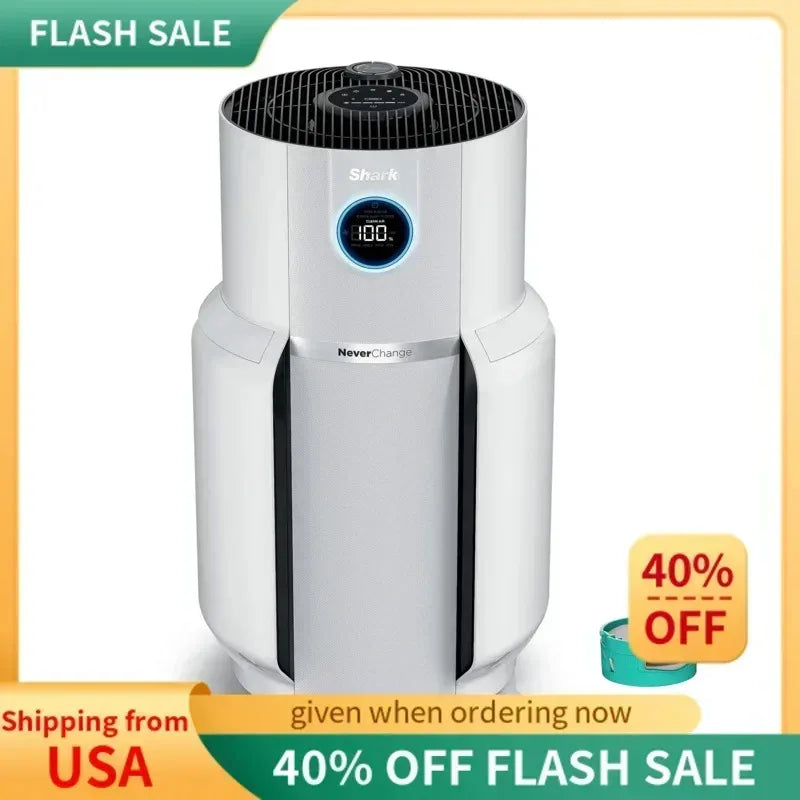 TGBFShark HP302 NeverChange Air Purifier MAX,WholeHouse1400 sqft,Odor