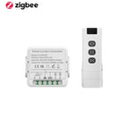Tuya WiFi ZigBee3.0 Smart Curtain Module Electric Motor Smart Curtain Switch Blinds Roller Shutter  Works with Google Alexa Home