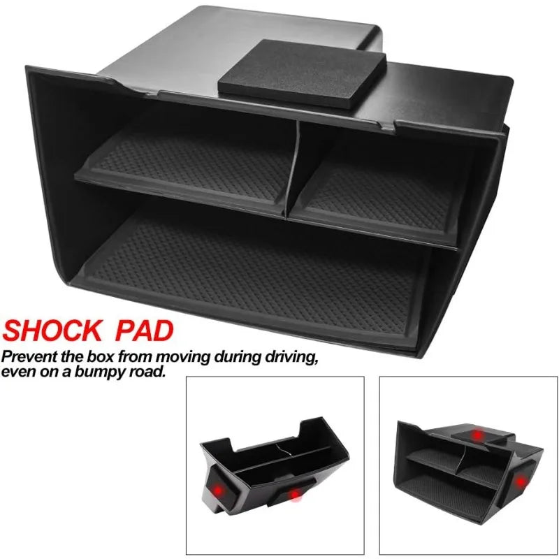 for 10th Gen Civic Central Console Storage Box Cards Organizer for Honda Civic Sedan Hatchback Coupe Type R 2016 2017 2018 2019
