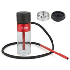 LOMINT Portable Cup Hookah Shisha Set With Glass Base Car Narguile Chicha Full Complete Gift Box Packing