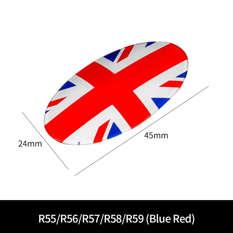 Car Styling Co-pilot Glove Box Switch Panel Button Decoration Sticker Trim For Mini Cooper R55 R56 R57 R58 R59 Auto Accessories