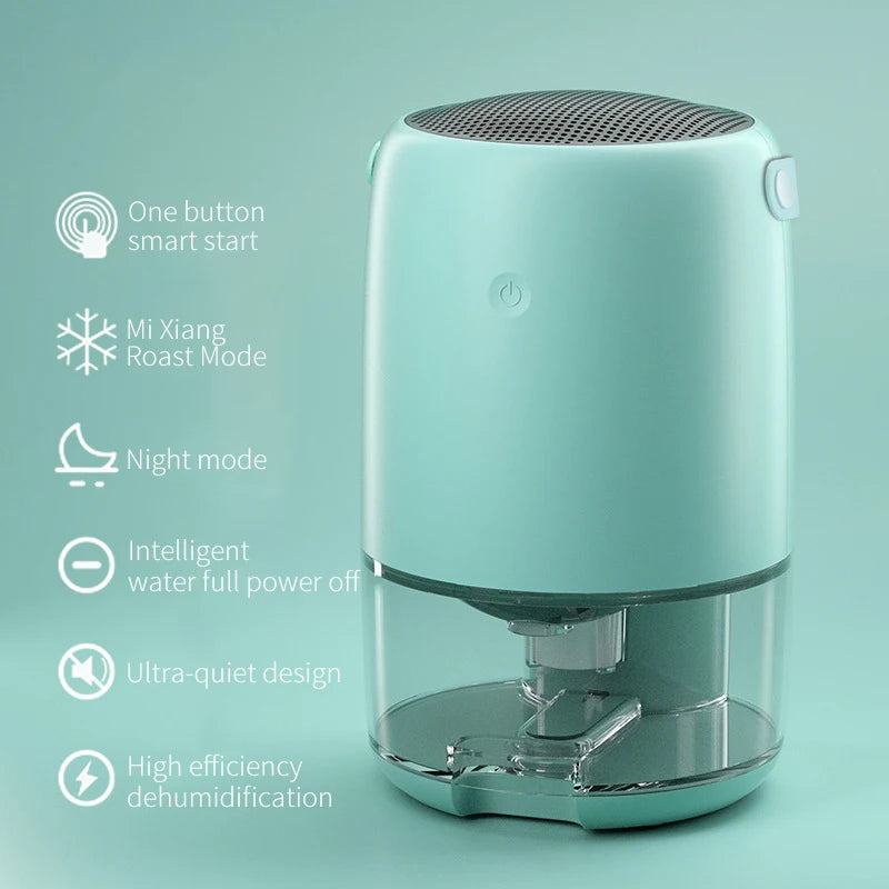 1100ML dehumidifier quiet home small dehumidifier indoor moisture drye