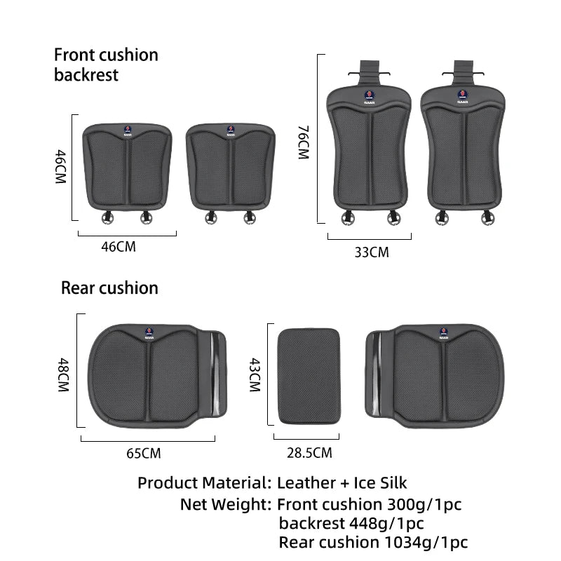 Leather Car Seat Cover Breathable and Non-slip Cars Seat Cushion Pad Car Accessories For SAAB Scania 93 95 9000 900 9-4X 9-7X 9-