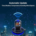 Nixie Tube Clock Smart Wifi Glow Diy Tube Clocks Cyberpunk Style Digital Table Clock Visual Display Changeable Automatic Update