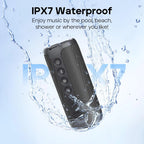 TRIBIT StormBox 2 Portable Bluetooth Speaker 34W Powerful Sound IPX7 Waterproof Wireless Speaker 24-Hour Playtime for Camping An