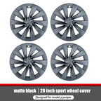 4PCS Hub Caps for Tesla Model Y Juniper 20-Inch Wheel Cover Performance Replacement Helix 2.0 Wheels Full Rim Accessories 2025