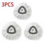 360 Rotating Mop Head for Vileda Wring Mopping Replacement Clean Microfibre Mop Refill Head Household Cleaning Tools Accessories