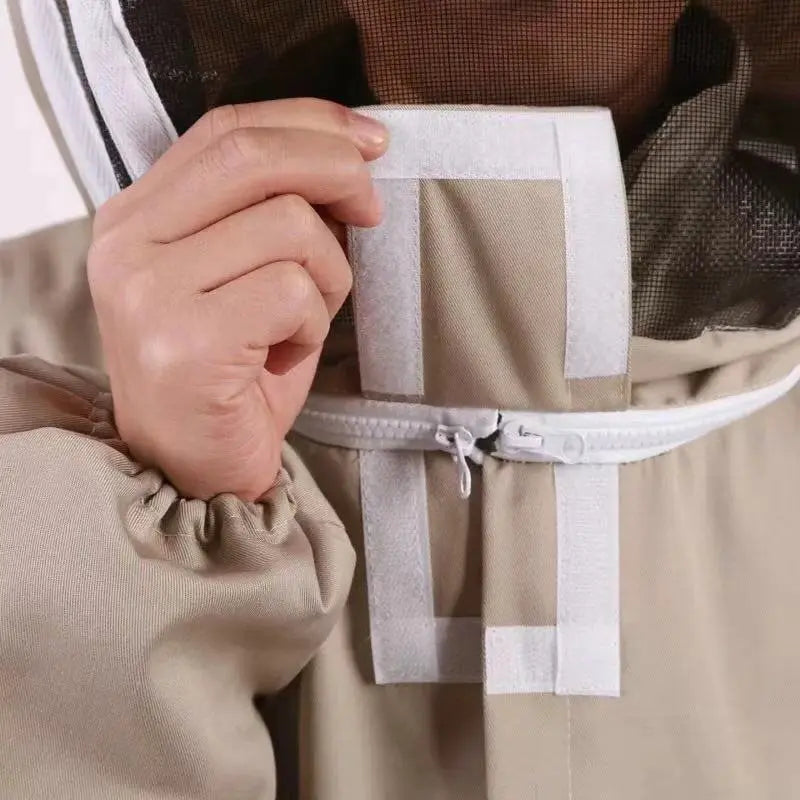 1Set Professional Ventilated Full Body Beekeeping Bee Keeping Suit With Gloves