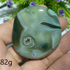 Green Agate Natural Irregular Playthings Small  Stone Healing Crystals Quartz Mineral Craft Decor Accessories Gift