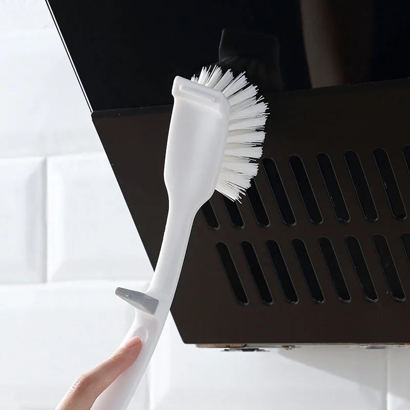 Kitchen Long Handle Descaling and Oil Cleaning Brush for Washing Dishes and Pots To Remove Dirt Without Damaging The Pot