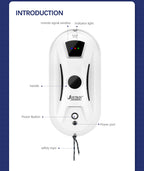 EU Plug Home Windows Automatic Cleaning Robot Vacuum Cleaner Remote Control Electric Window Wiper Glass
